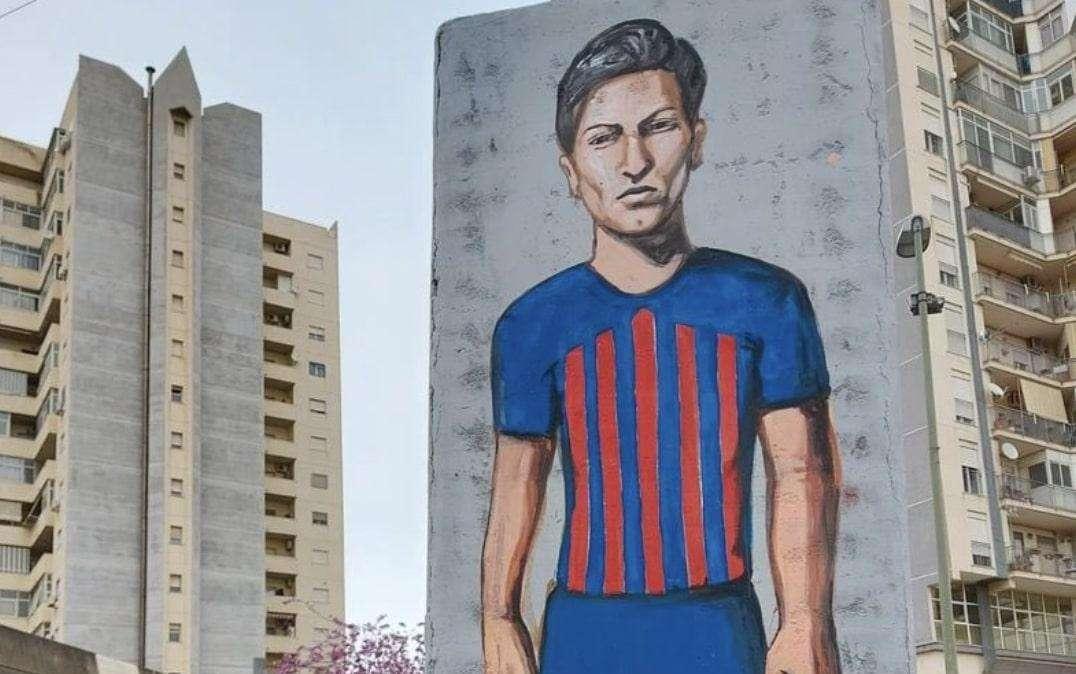 Luca Moro idolo di Catania: splendido murale dedicato all'attaccante - FOTO