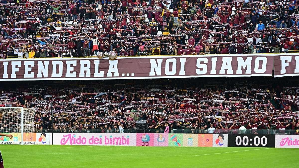 Salernitana Sassuolo, prevendita dei biglietti flop all'Arechi
