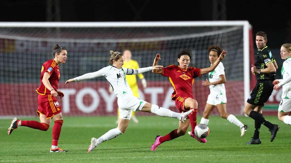 Roma Sassuolo Femminile 3-0 FINALE: le neroverdi reggono un tempo ma il rigore è inesistente