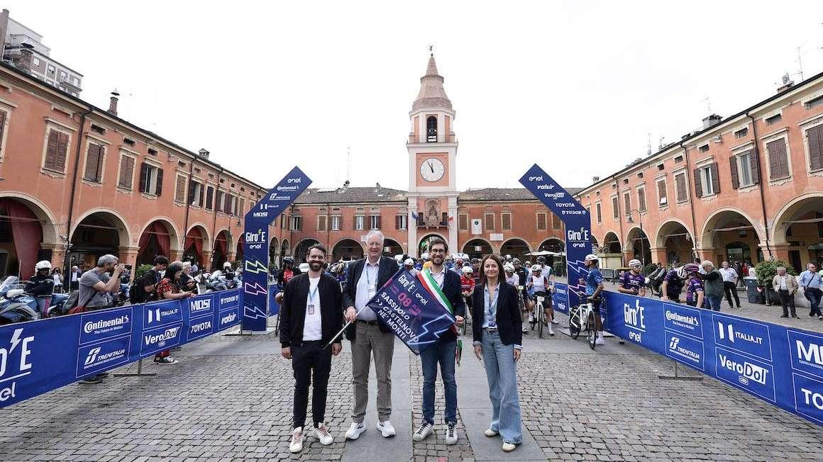 Giro-E Enel oggi la tappa Sassuolo-Castelnovo ne'Monti, domani il Giro d'Italia