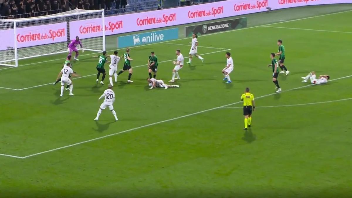 Perché il gol di Thorstvedt in Sassuolo-Milan è stato annullato: l'analisi di Calvarese