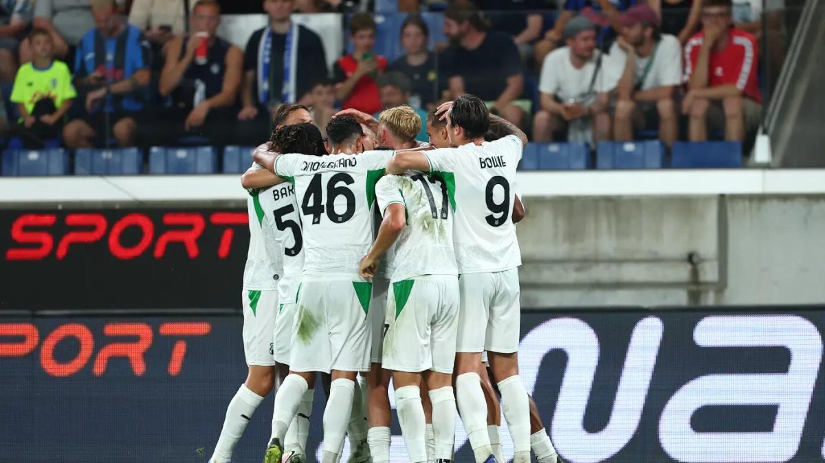 Sassuolo Calcio news oggi: debutto con ko con l'Atalanta, ma il Sassuolo ha tanti rimpianti