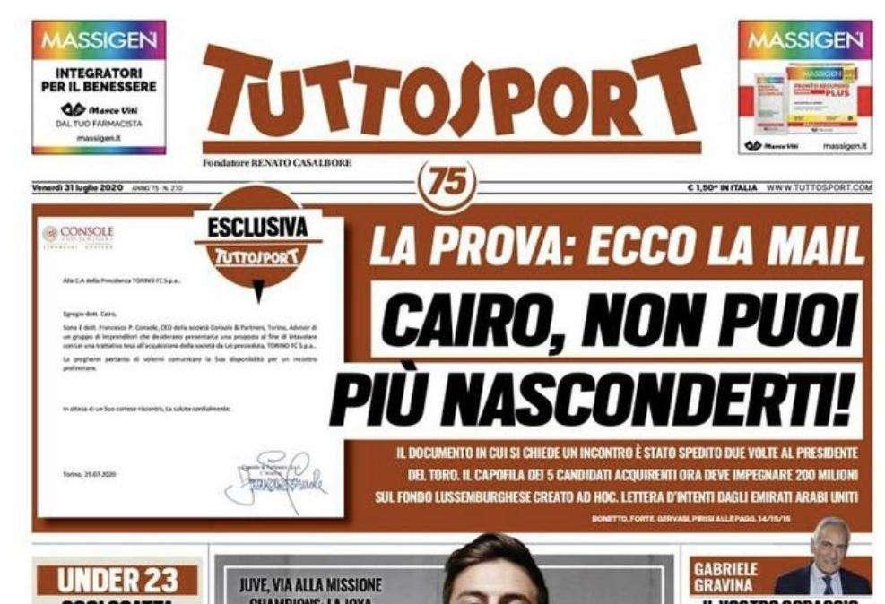 L'apertura di Tuttosport sulla Joya: "Dybala, sì!"
