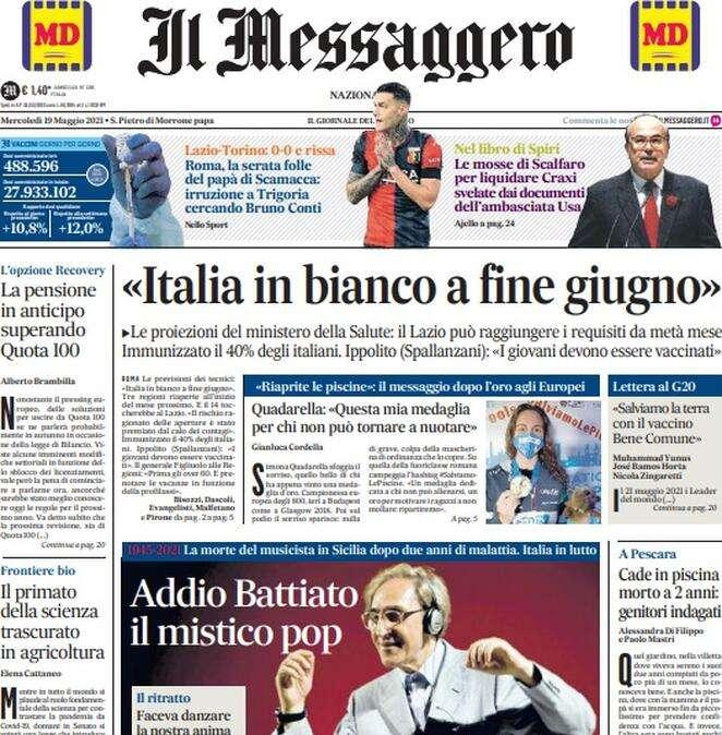 Con la spranga a Trigoria. Il Messaggero: "La follia di papà Scamacca"