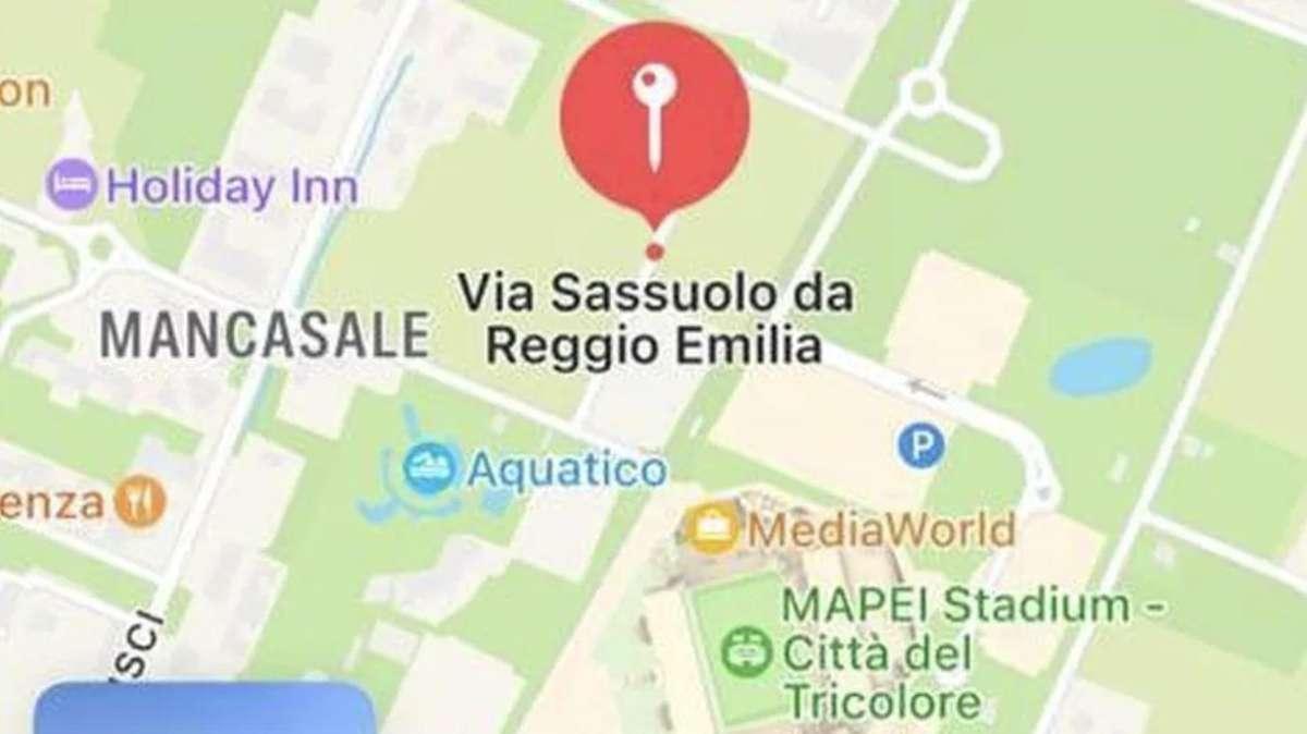 Via Sassuolo da Reggio Emilia diventa una strada su Mappe - FOTO