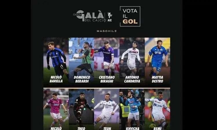 Serie A Gol dell'anno 22/23: tra i candidati anche Berardi del Sassuolo