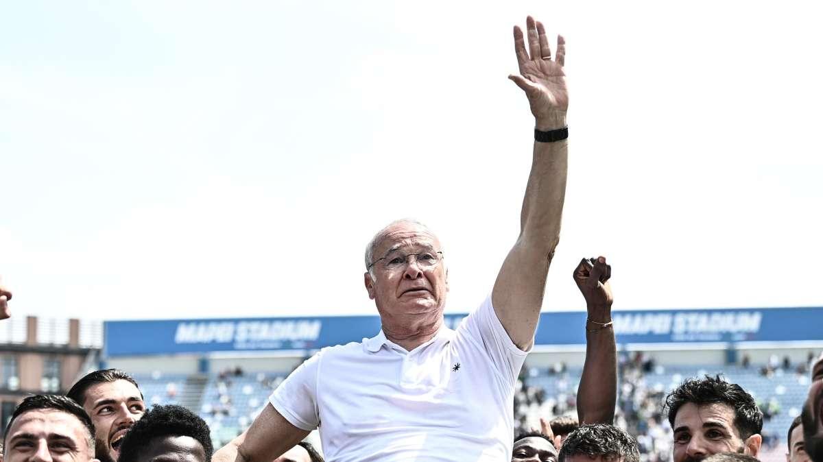 Ranieri dà l’addio al calcio. Il tecnico si ritira dopo Sassuolo-Cagliari
