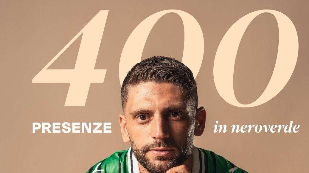 Berardi fa 400: torta negli spogliatoi e messaggio da brividi del Sassuolo