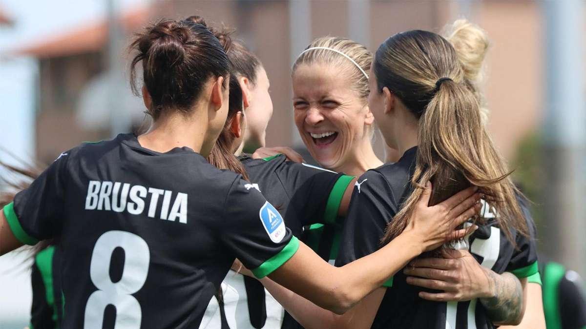 Lazio Sassuolo Femminile 5-0 FINALE: debacle e crollo neroverde nel 2° tempo
