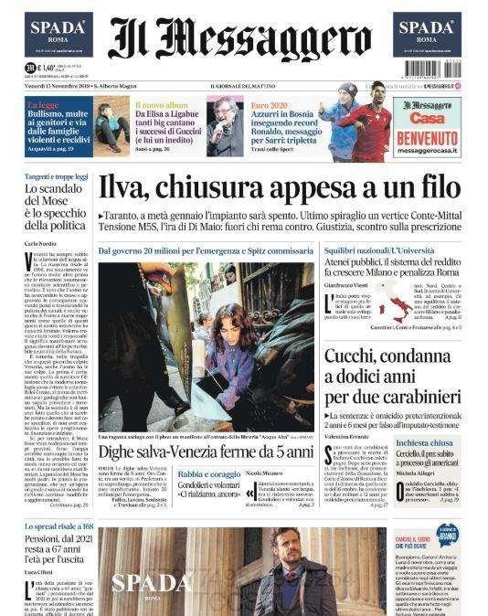 Il Messaggero sulla Lazio: "Primarie a destra"