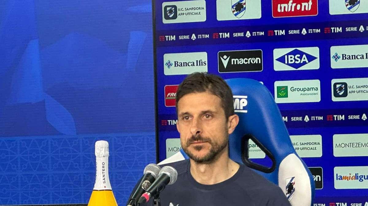 Conferenza Dionisi dopo Samp-Sassuolo 2-2: "Se resterò, probabilmente sì..."