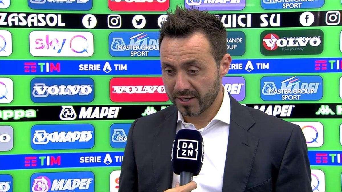 De Zerbi: "Danno fastidio i 3 gol presi. Boga? Se non è collegato non gioca"