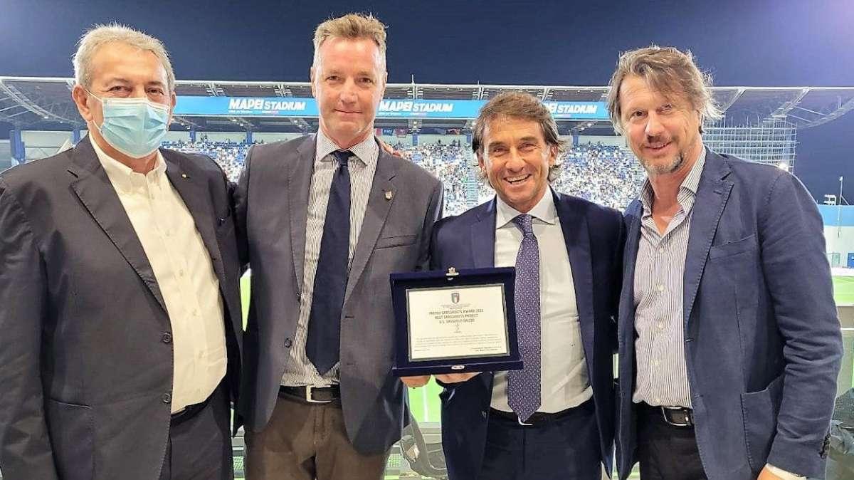 Generazione S: consegnato al Sassuolo il premio Grassroots Awards 2021