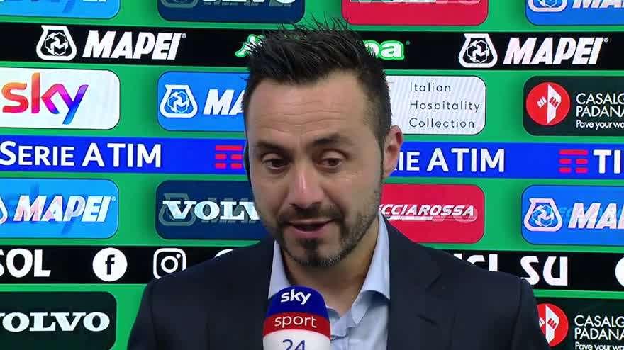 De Zerbi: "Felice a Sassuolo, perché dovrei andare altrove? Ora al tavolo dei più forti"