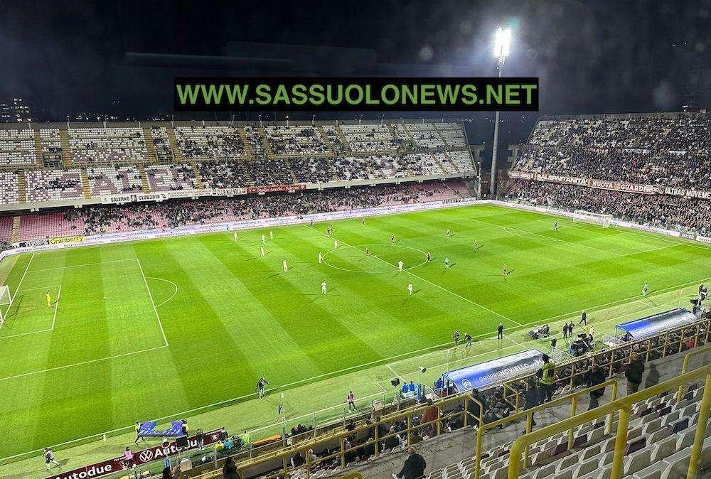 Salernitana Sassuolo 2-2 FINALE: i neroverdi e l'arbitro rovinano tutto nel 2° tempo