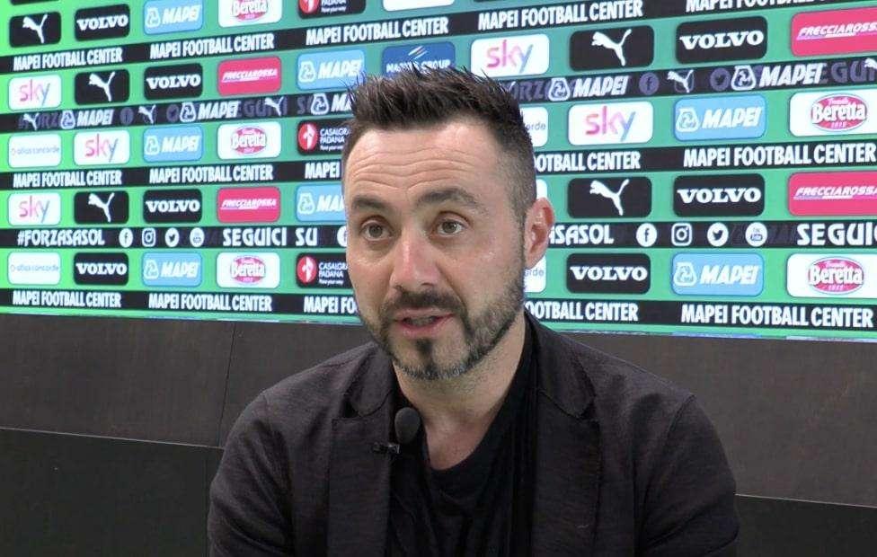 De Zerbi: "Sassuolo, Squinzi, le critiche, le mie idee, lo staff: dico tutto"