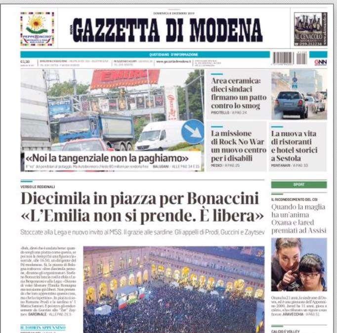 Gazzetta di Modena: "De Zerbi sprona il Sassuolo: 'Dobbiamo fare punti'"