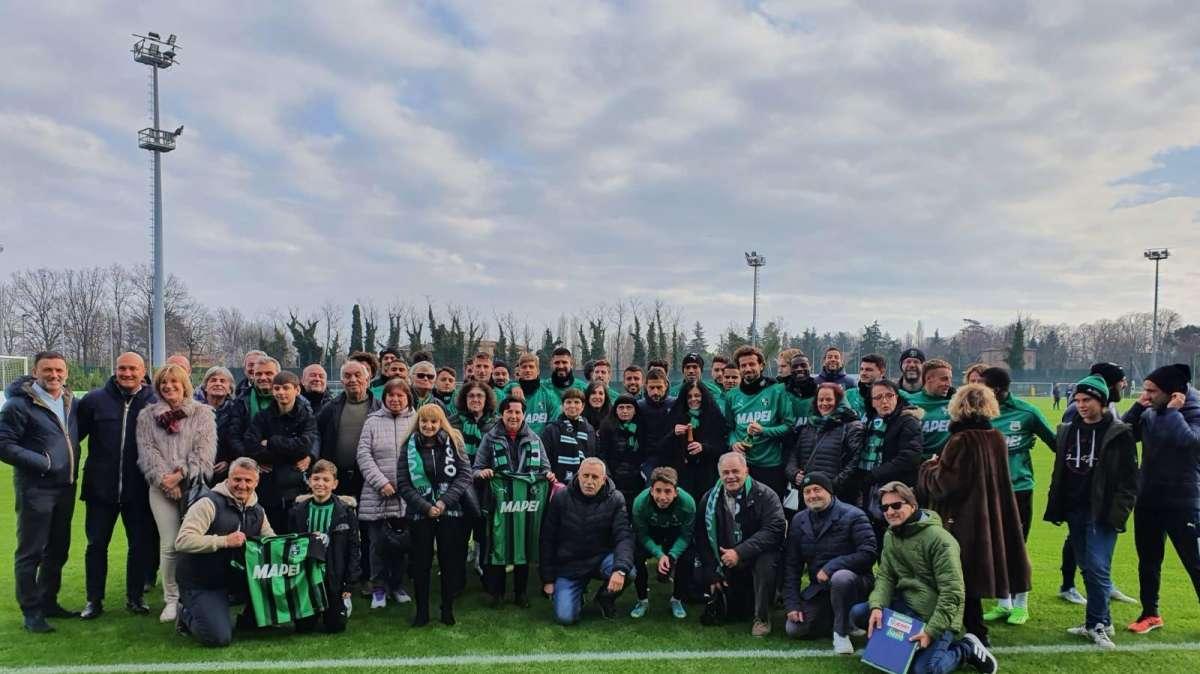Sassuolo, brindisi di inizio anno coi tifosi. La lettera per i giocatori - VIDEO