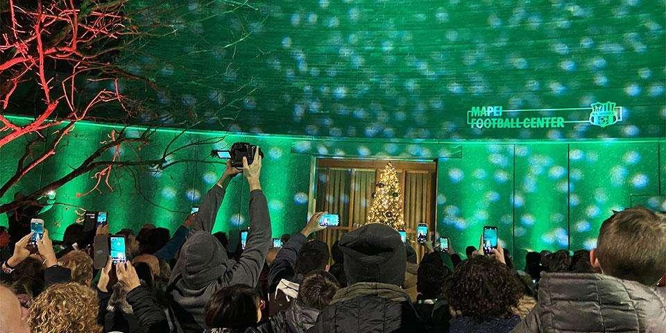 Sassuolo, grande partecipazione per il Natale neroverde al Mapei Center