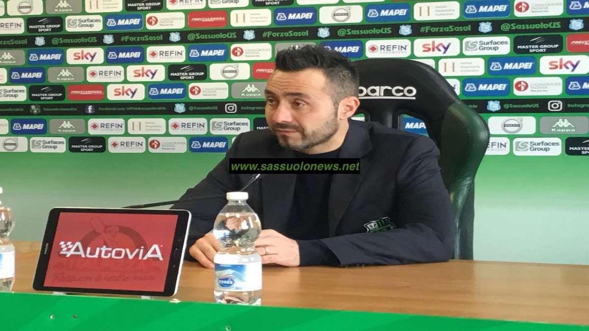De Zerbi conferenza stampa pre Frosinone Sassuolo: &ldquo;Gara difficile. I big possono partire&rdquo; VIDEO