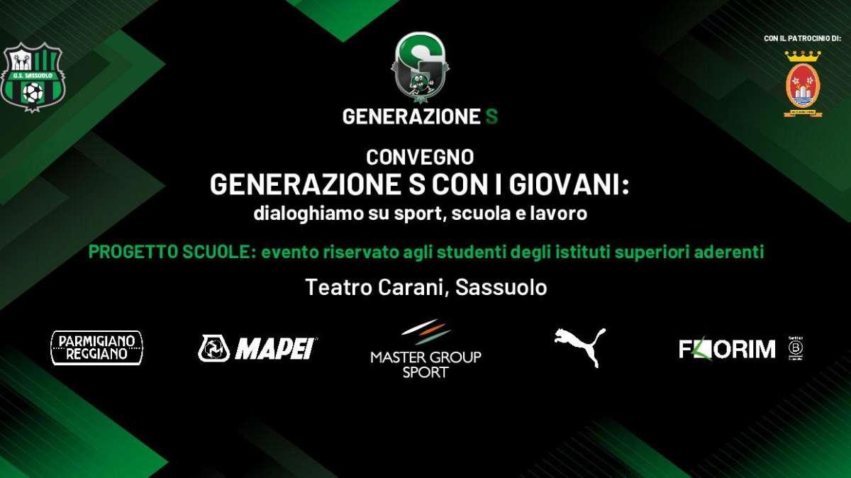 Al Teatro Carani di Sassuolo il convegno di Generazione S rivolto ai giovani