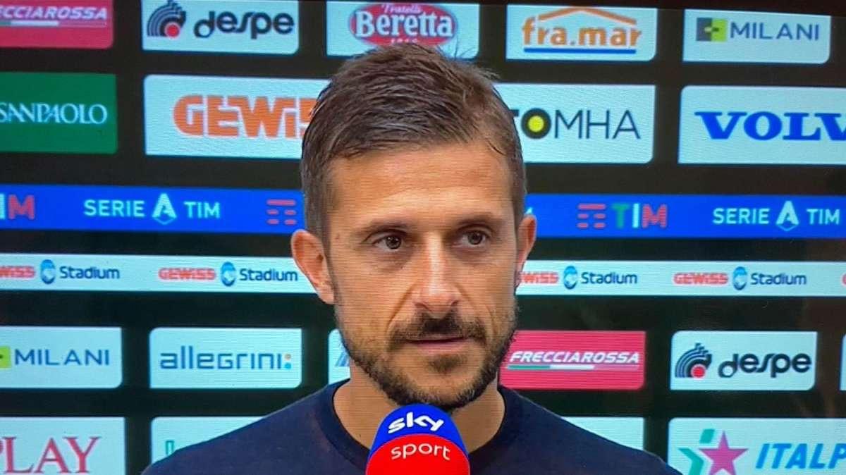 Dionisi a Sky: "Alla pari dell'Atalanta, sorriso amaro. Berardi? Aveva aspettative"