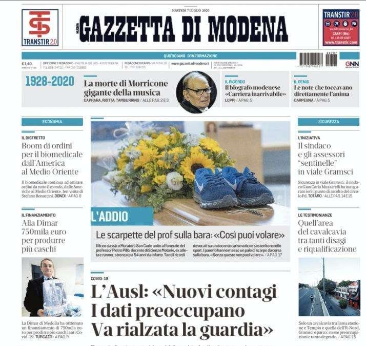 Gazzetta di Modena: "Sassuolo, Caputo al ritmo di Ronaldo e Immobile"