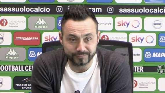 De Zerbi conferenza stampa Atalanta Sassuolo recupero: "Dobbiamo salvarci"