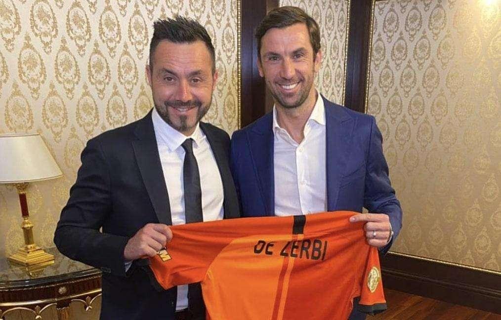 De Zerbi, record negativo nella storia della Champions per allenatori italiani