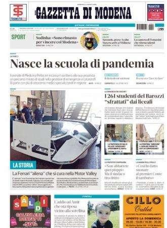 Gazzetta di Modena: "Sassuolo, il primo rinforzo è Ayahn. Stasera l'Udinese"