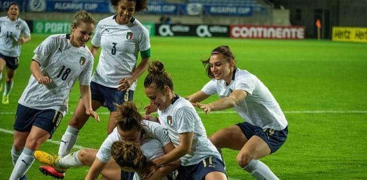 Italia Femminile, buono l'esordio nell'Algarve Cup: 60 minuti per Sabatino