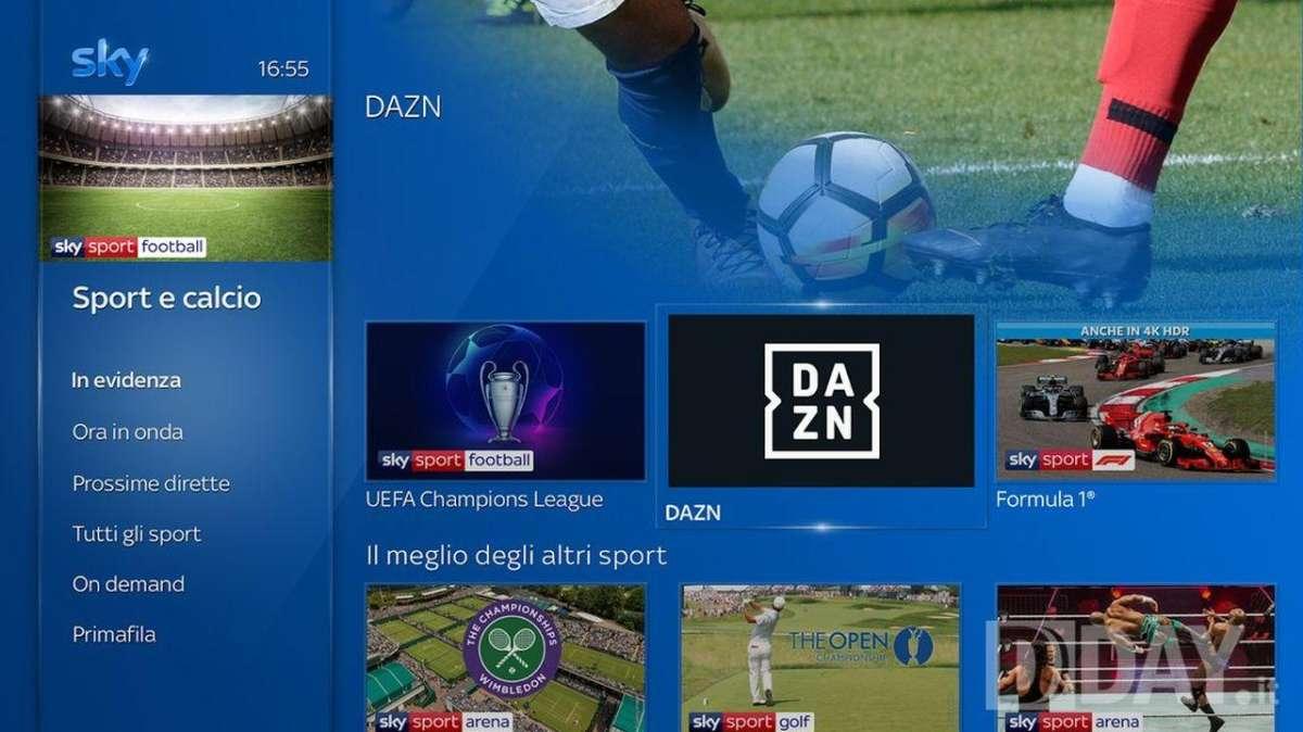 Nasce DAZN1, ovvero DAZN su Sky: come vedere il Sassuolo