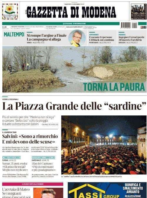 Gazzetta di Modena: "Il Sassuolo riabbraccia Acerbi"