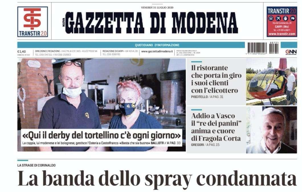 Gazzetta di Modena: "Sassuolo, il mito Del Piero invita a cena bomber Caputo"