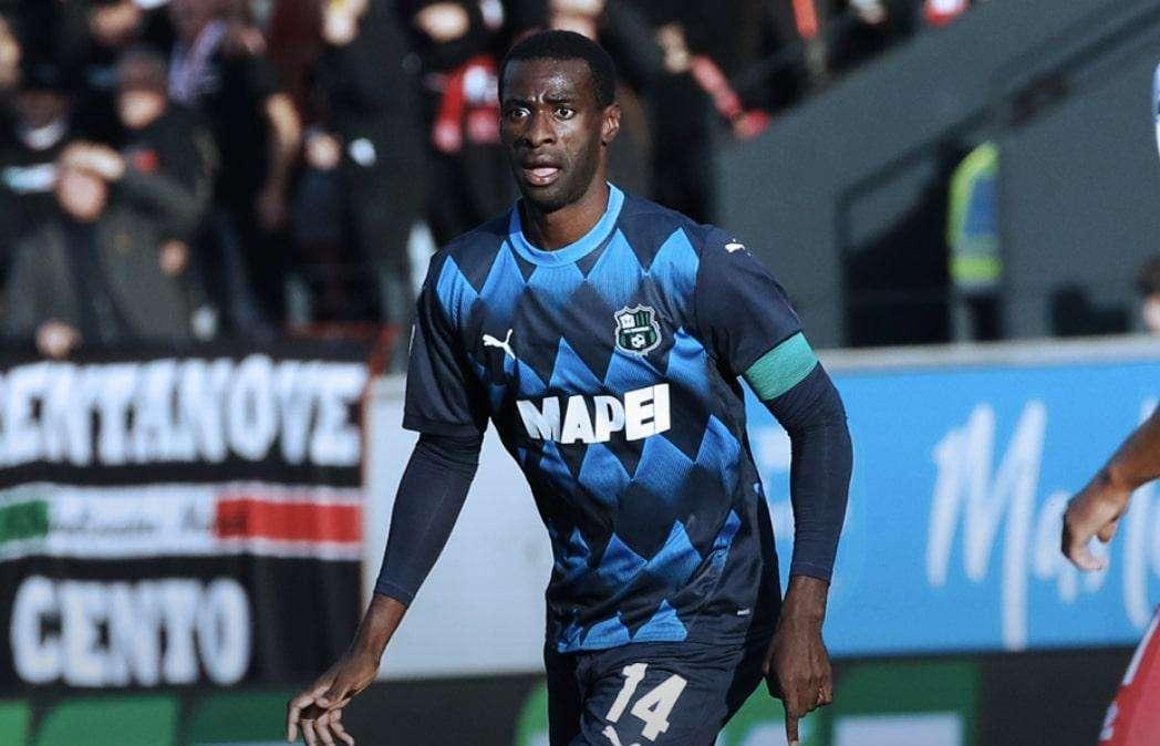 Obiang: "Un onore e un grande orgoglio indossare la maglia del Sassuolo per la 101ª volta"