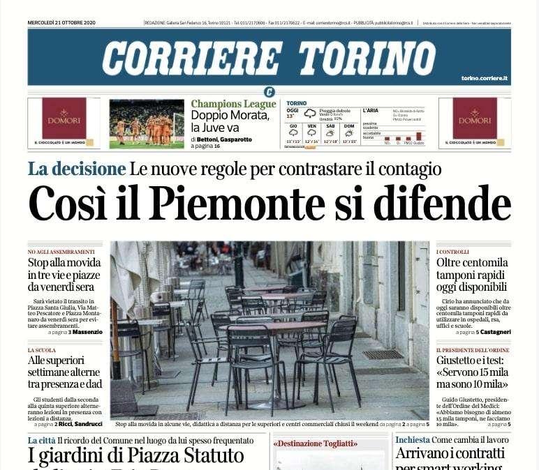 Corriere Torino: "Toro, dal Sassuolo al Sassuolo... Per riaccendere la luce"