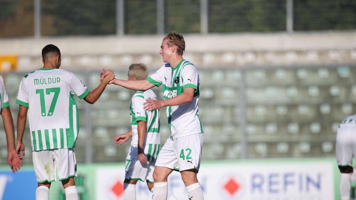 Sassuolo Vis Pesaro 4-1 highlights: gol Thorstvedt, Lopez, Alvarez, Raspadori