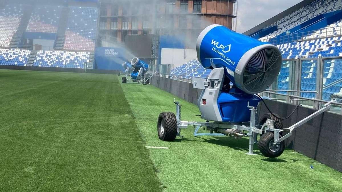 Mapei Stadium: ventole climatiche Olympia per proteggere il terreno