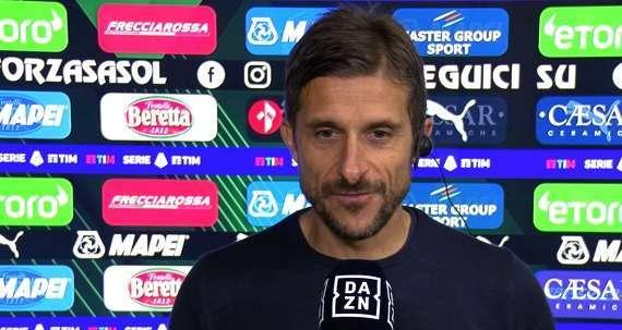 Dionisi: "Sassuolo, ottima prestazione. Sul rigore dubbio va valutato il fuorigioco"