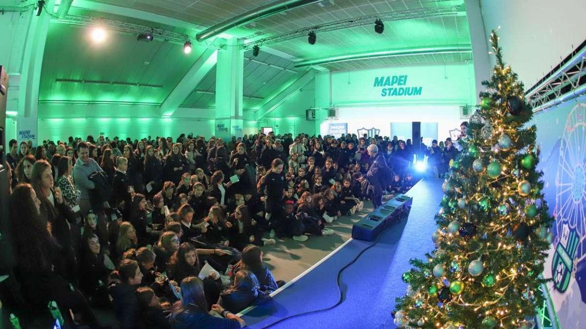 Settore giovanile Femminile Sassuolo, festa natalizia al Mapei Stadium