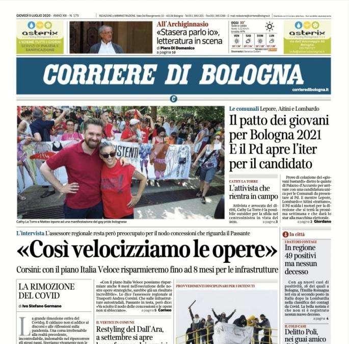 Corriere di Bologna sul derby: "Il Sassuolo è un tagadà"