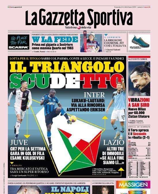 La Gazzetta dello Sport: "Il Toro spreca, il Sassuolo lo ribalta"