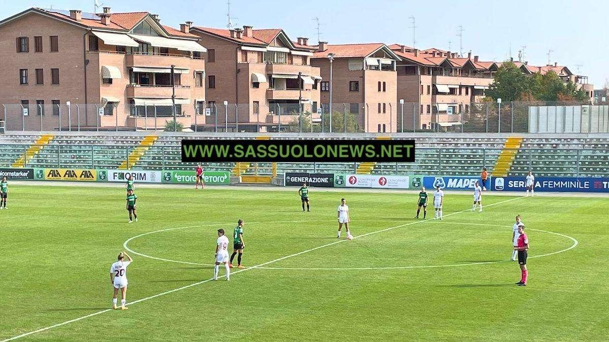 Sassuolo Roma Femminile 0-1 FINALE: beffa al 92' per le neroverdi