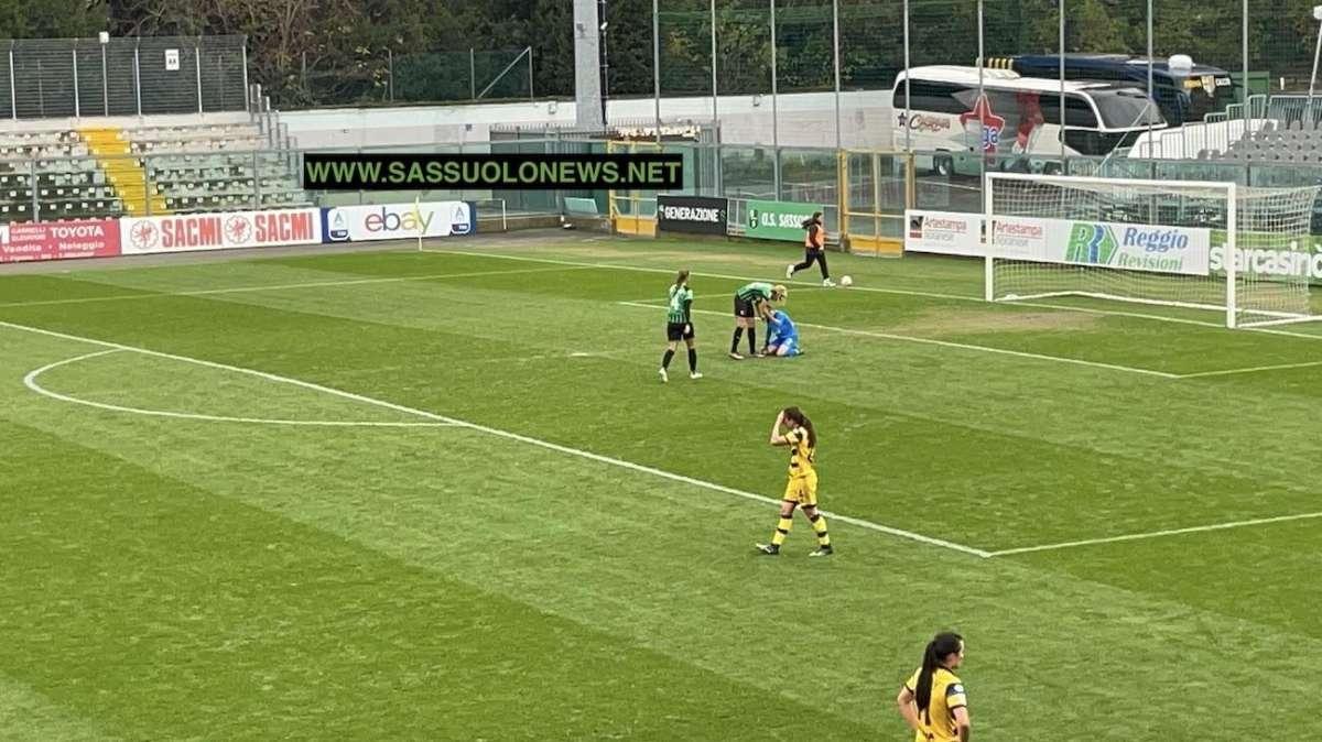 Sassuolo Femminile, le lacrime di Lauria e il bel gesto del gruppo VIDEO