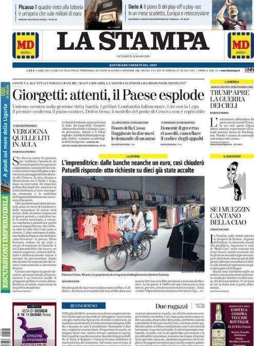 La Stampa, Serie A: "Il piano B: in un mese scudetto, Europa e retrocessione"