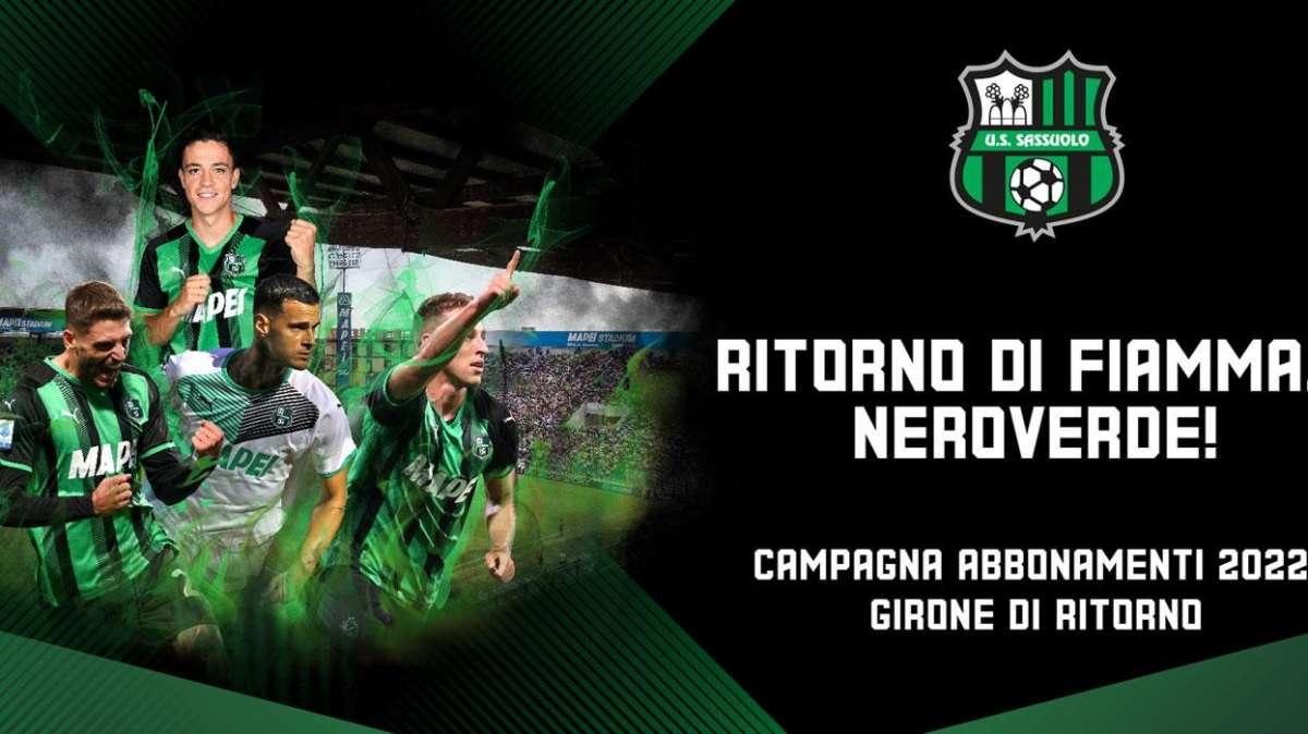 Abbonamento Sassuolo Calcio 2021/22 girone di ritorno: ultimi giorni