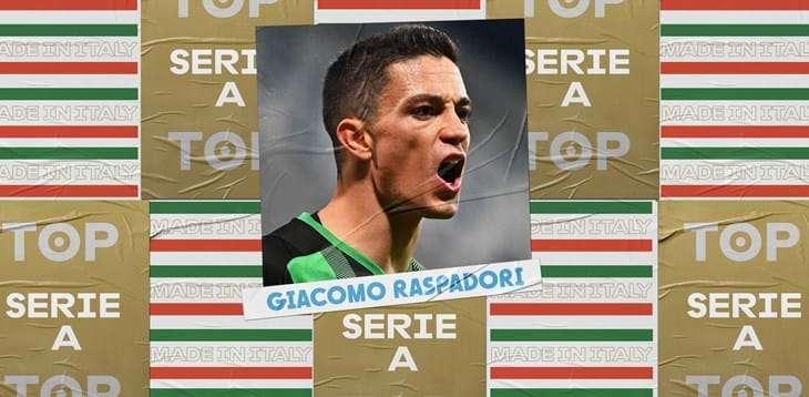 Raspadori del Sassuolo eletto miglior italiano della 16ª giornata