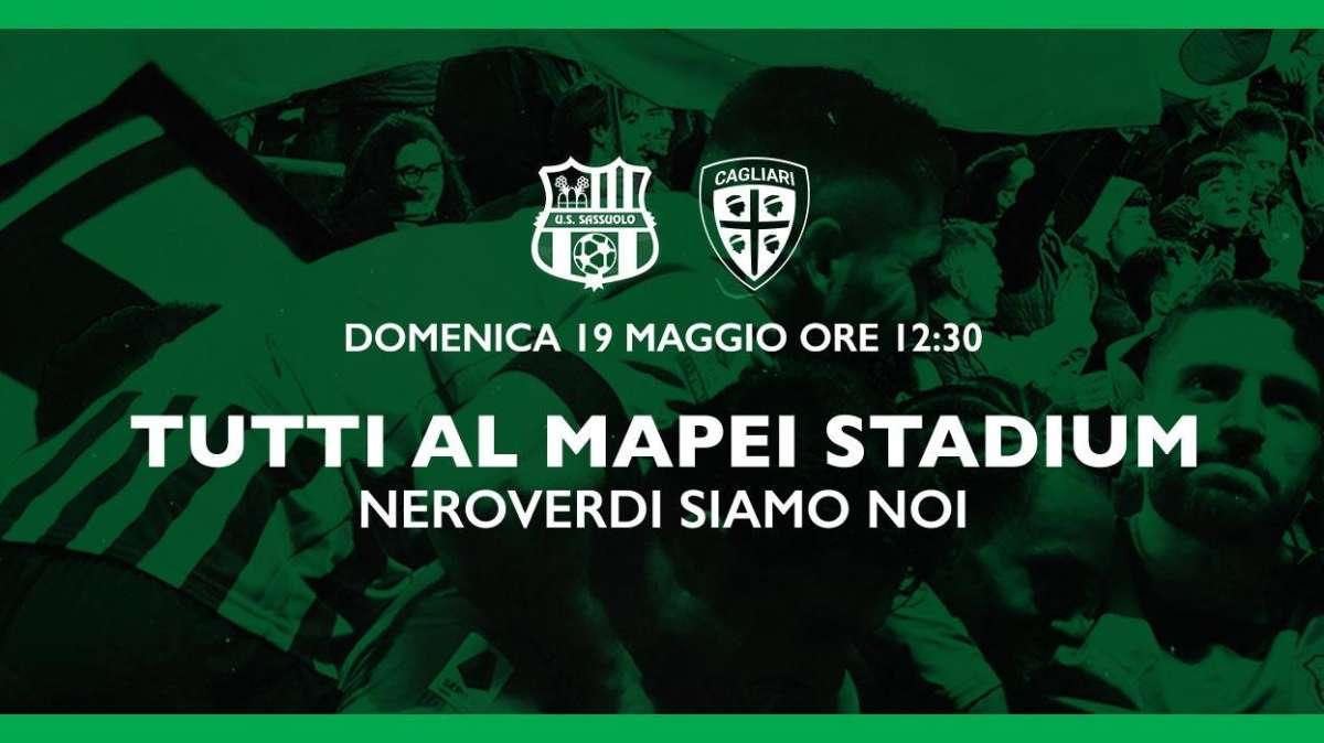 Sassuolo Cagliari: tutti al Mapei Stadium! Biglietti a partire da 1 euro