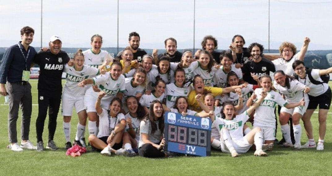 Piovani esalta il Sassuolo Femminile: "Gli occhi che brillano fanno sempre la differenza"