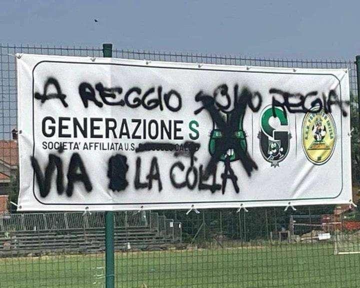 Sassuolo via da Reggio Emilia: tifosi della Reggiana contro un'affiliata neroverde